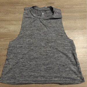 Born Primitive Gray Sleeveless Muscle Crop Top